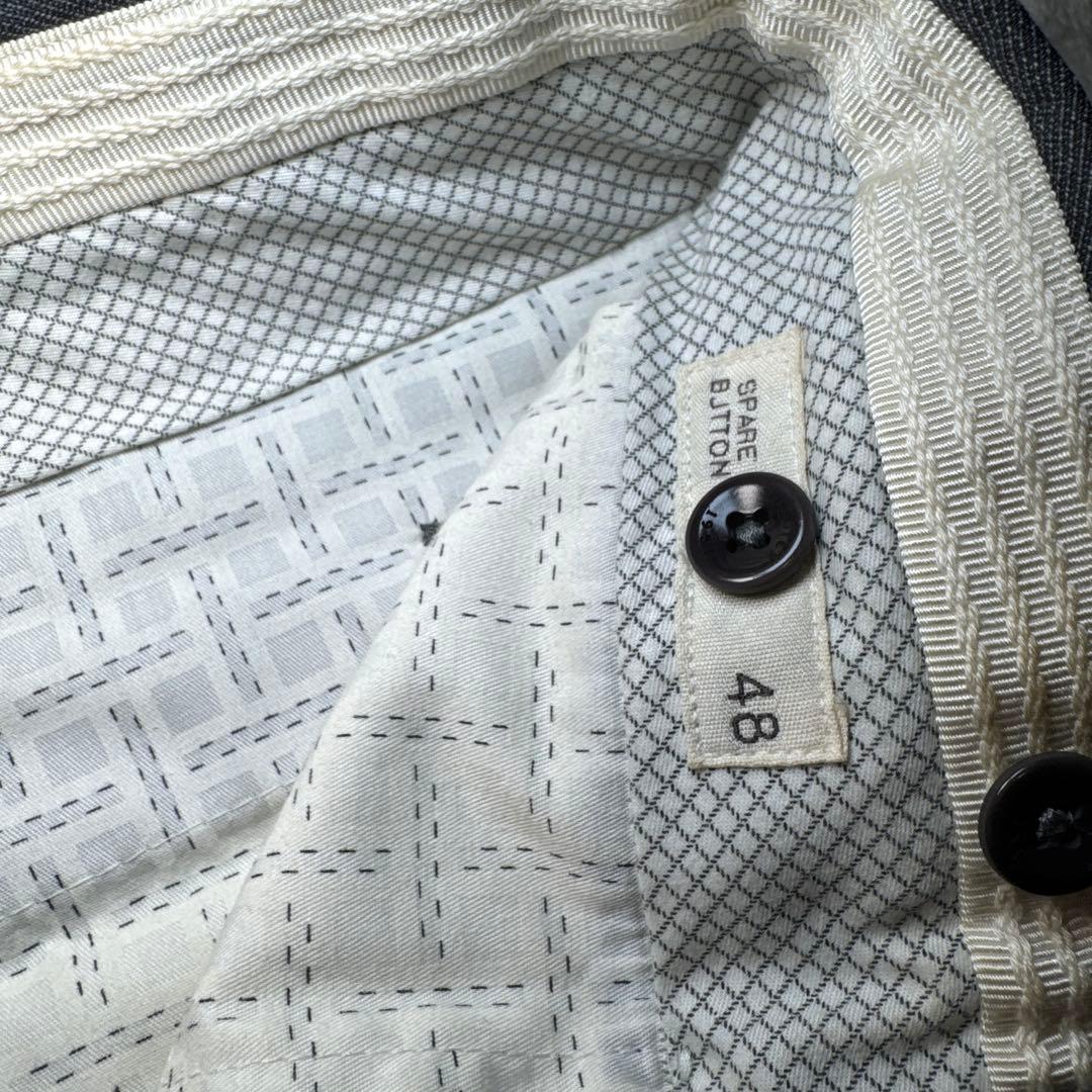 73 春秋　インコテックス　スラックス　グレー　48 ウール