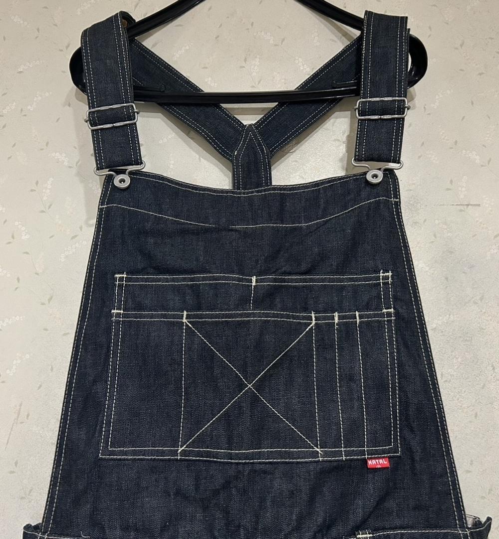 ＊ネイタルデザイン natal design 濃紺 デニム オーバーオール M