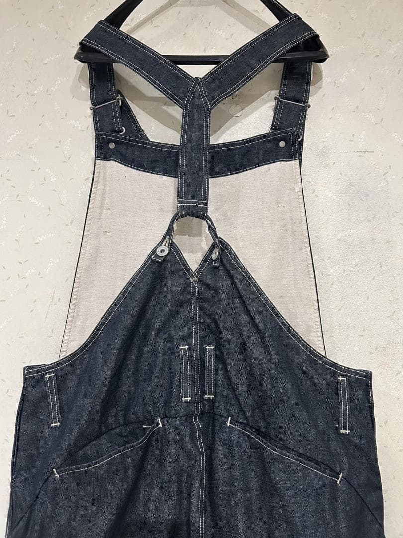 ＊ネイタルデザイン natal design 濃紺 デニム オーバーオール M