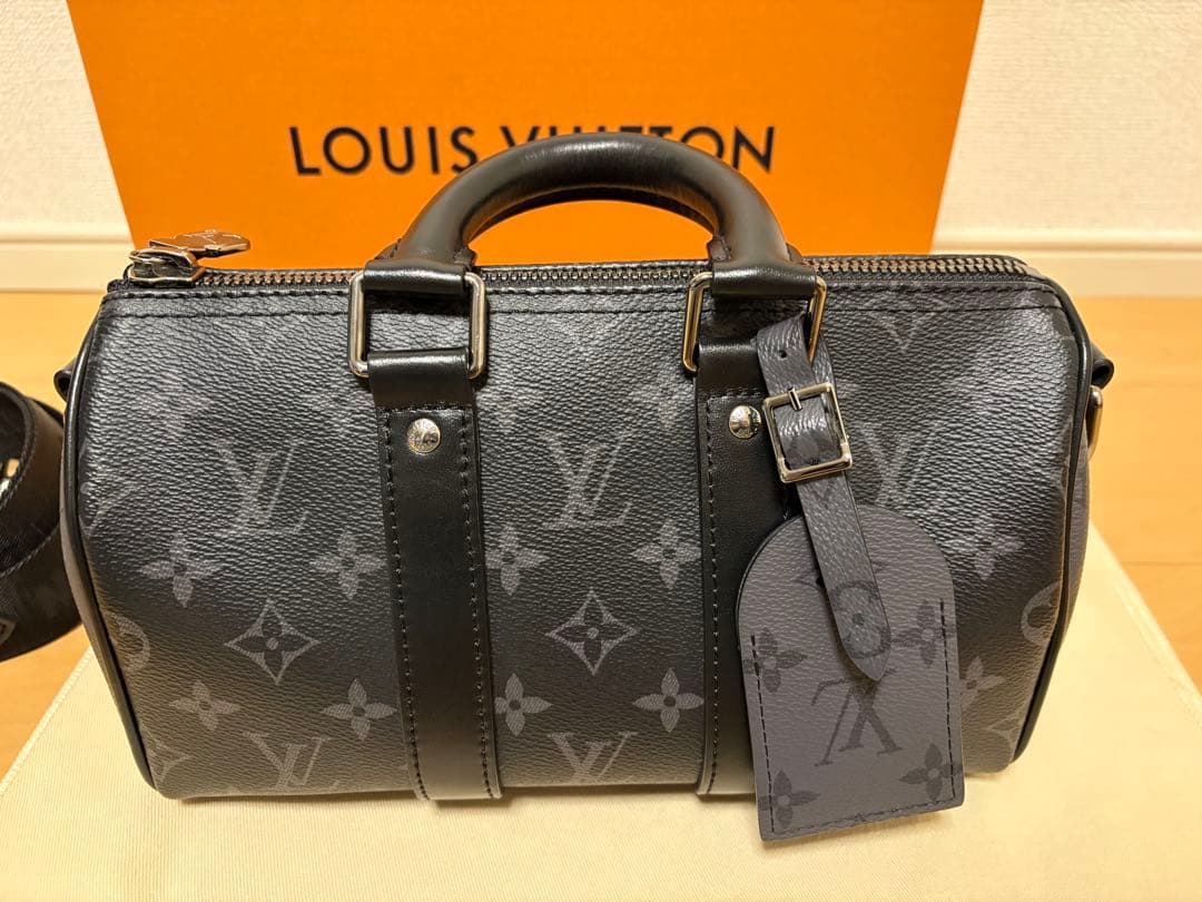 moyaLOUIS VUITTON ブラック ドラムバッグ