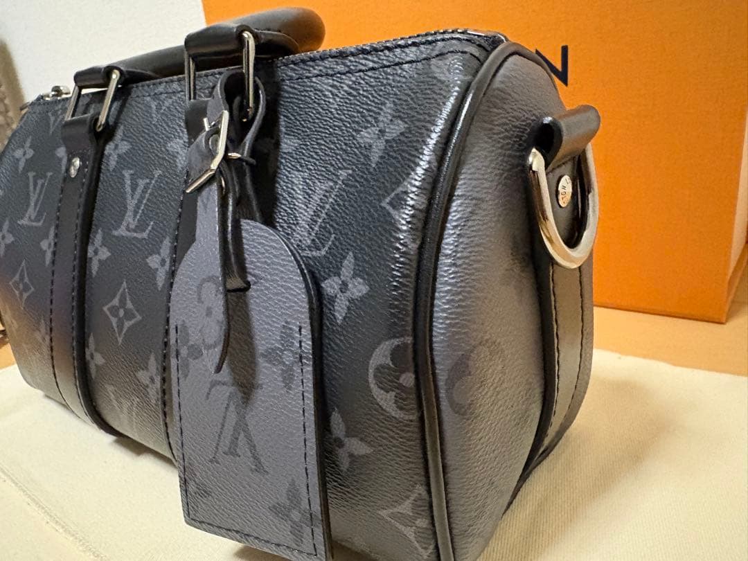 moyaLOUIS VUITTON ブラック ドラムバッグ