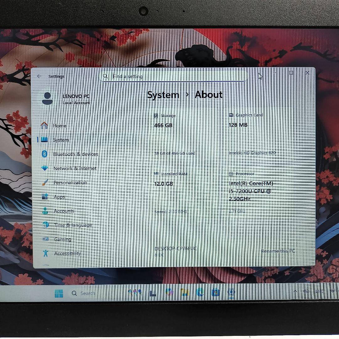 LENOVO Ideapad 330 本体, i5/7th