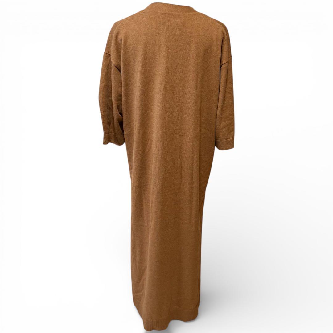 MUVEIL ミュベール ビーズ刺繍ニットワンピース M〜Lサイズ 芸能人着用