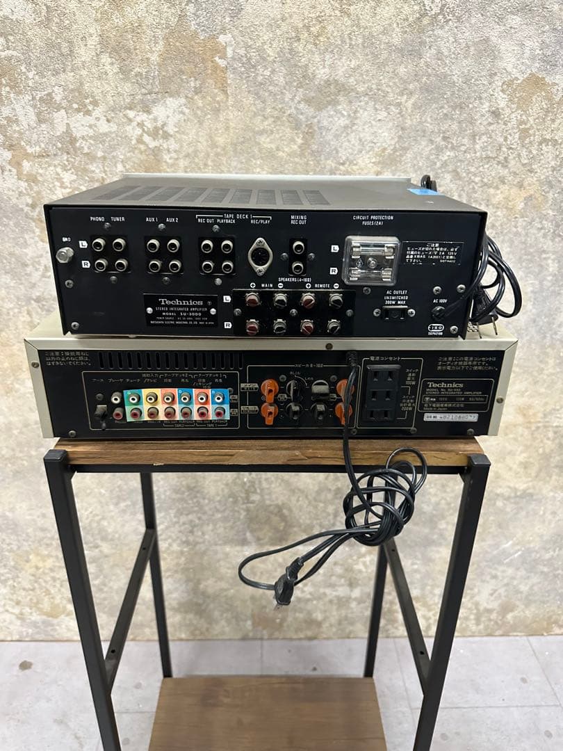 Technics ステレオ　アンプ SU-3000 & SU-V55