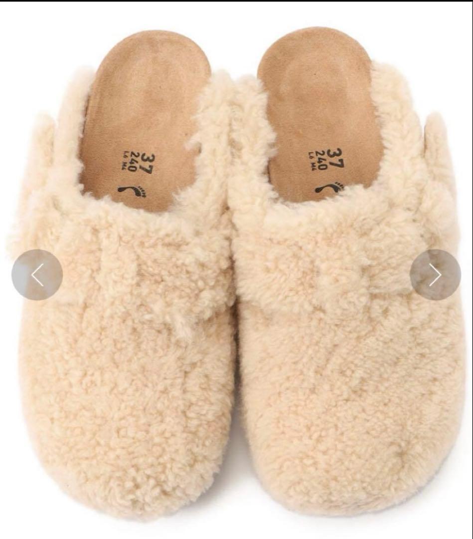 ★BIRKENSTOCK【パピリオ】36ファニー テディエッグシェル　美品