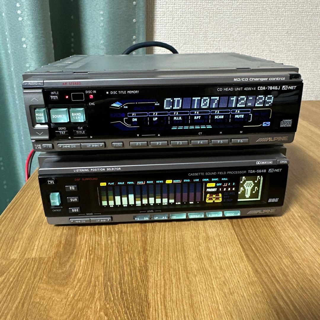ALPINE CDA-786J TDA-564B 当時物　送料込み