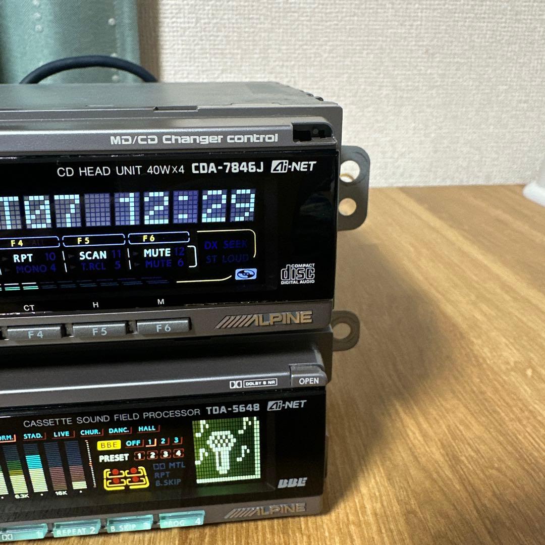 ALPINE CDA-786J TDA-564B 当時物　送料込み