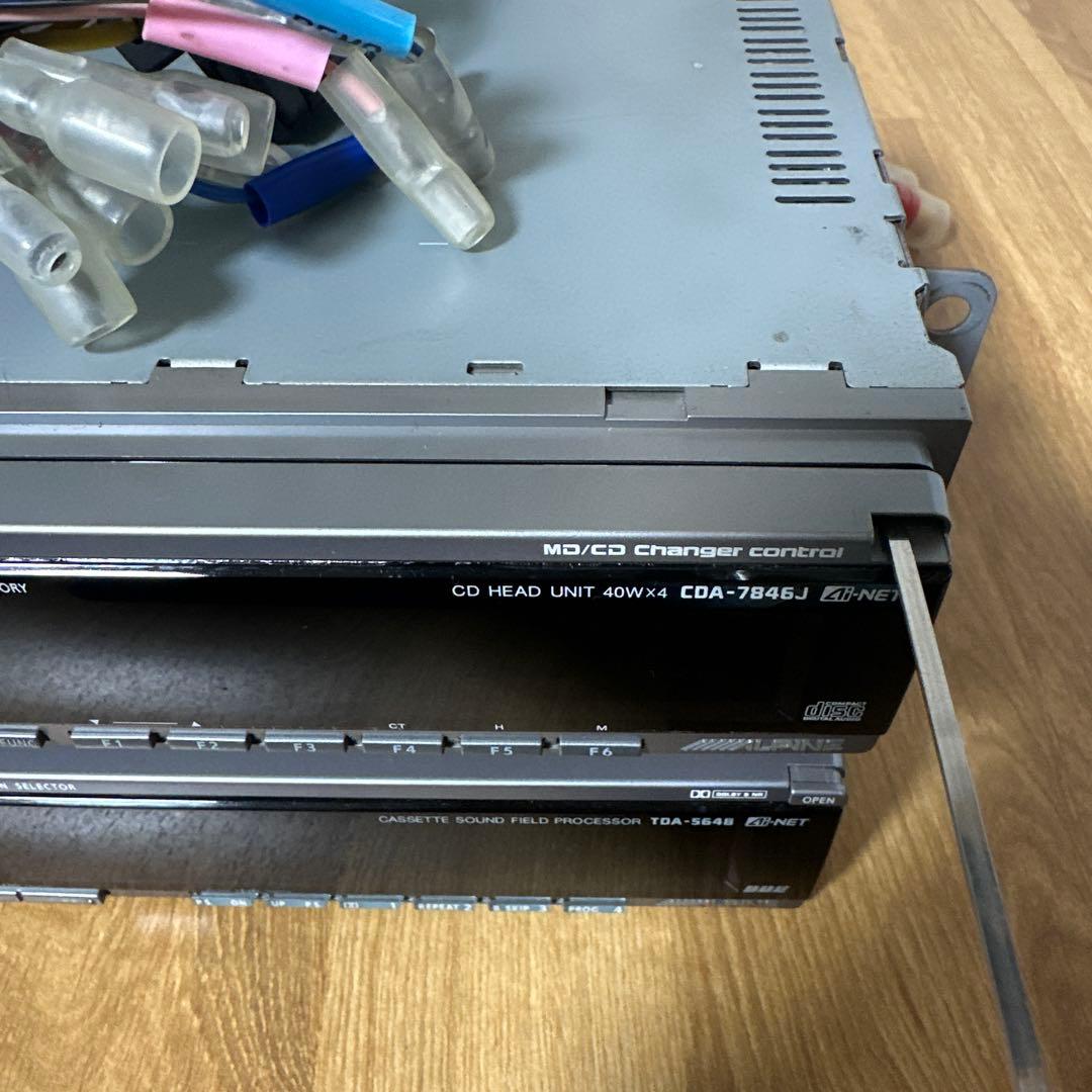 ALPINE CDA-786J TDA-564B 当時物　送料込み