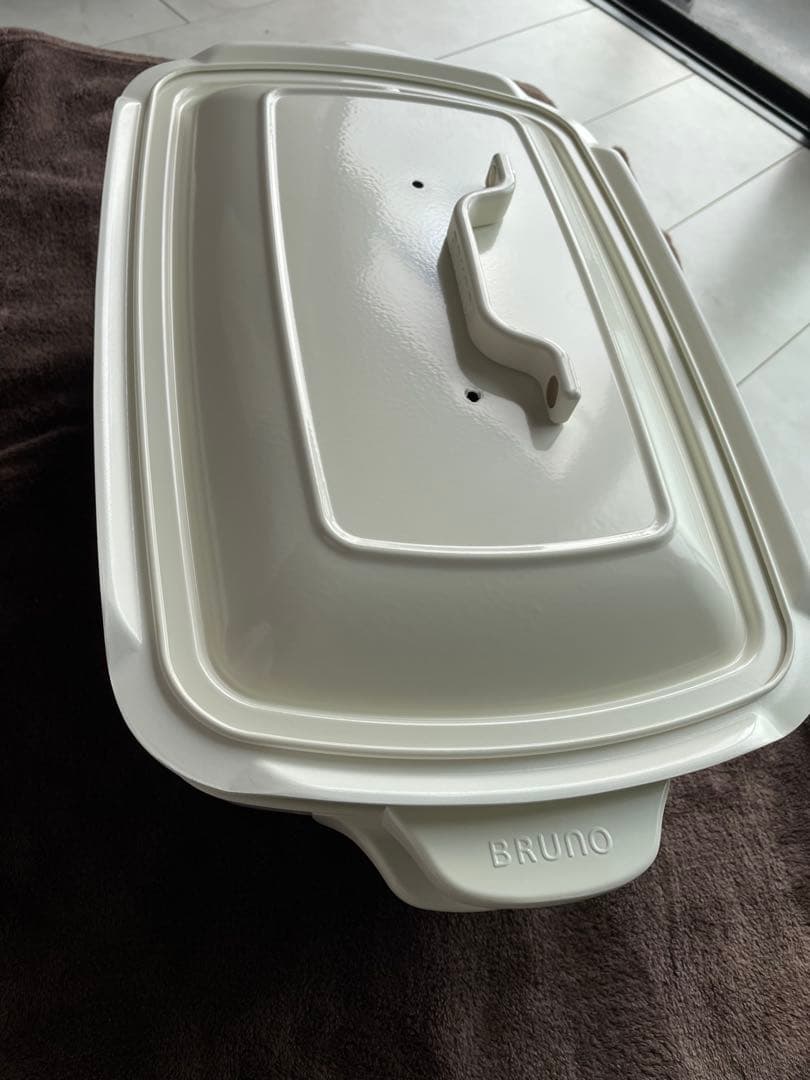 【新品未使用】BRUNO ホットプレート 中型 ホワイト