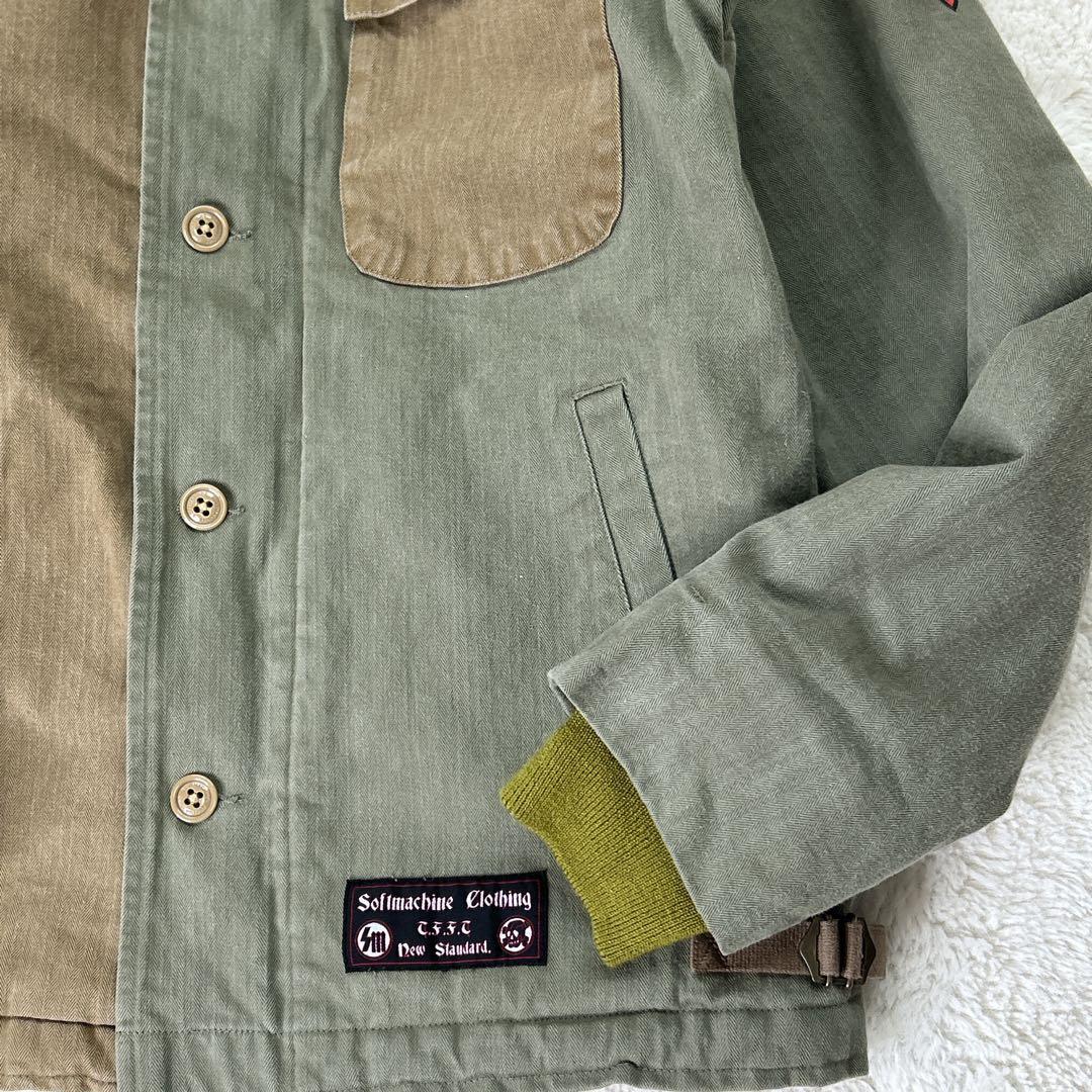 美品SOFTMACHINE /ソフトマシーンA-2ボアジャケット M