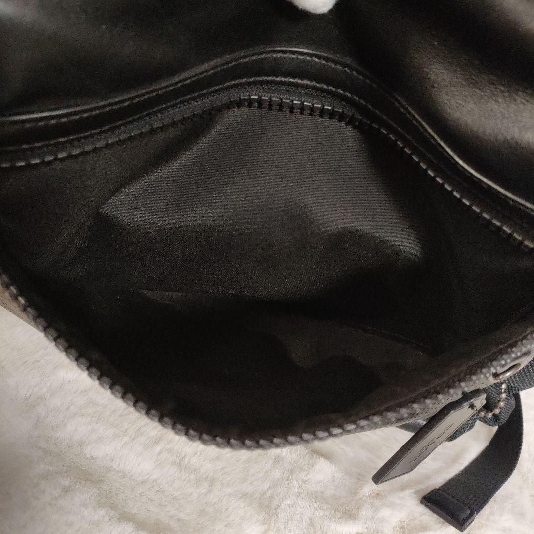 極美品✨コーチ　レザー リュック　バックパック　ナイロン　レザー F24676