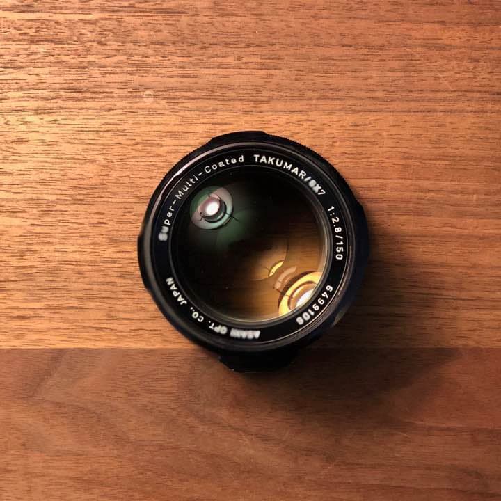 カメラ レンズ アサヒペンタックス 150ミリ