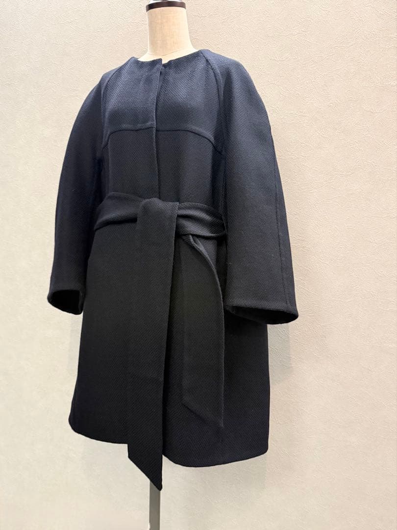 Drawer 176,000円22A/W ウールナナコケヌキノーカラーコート