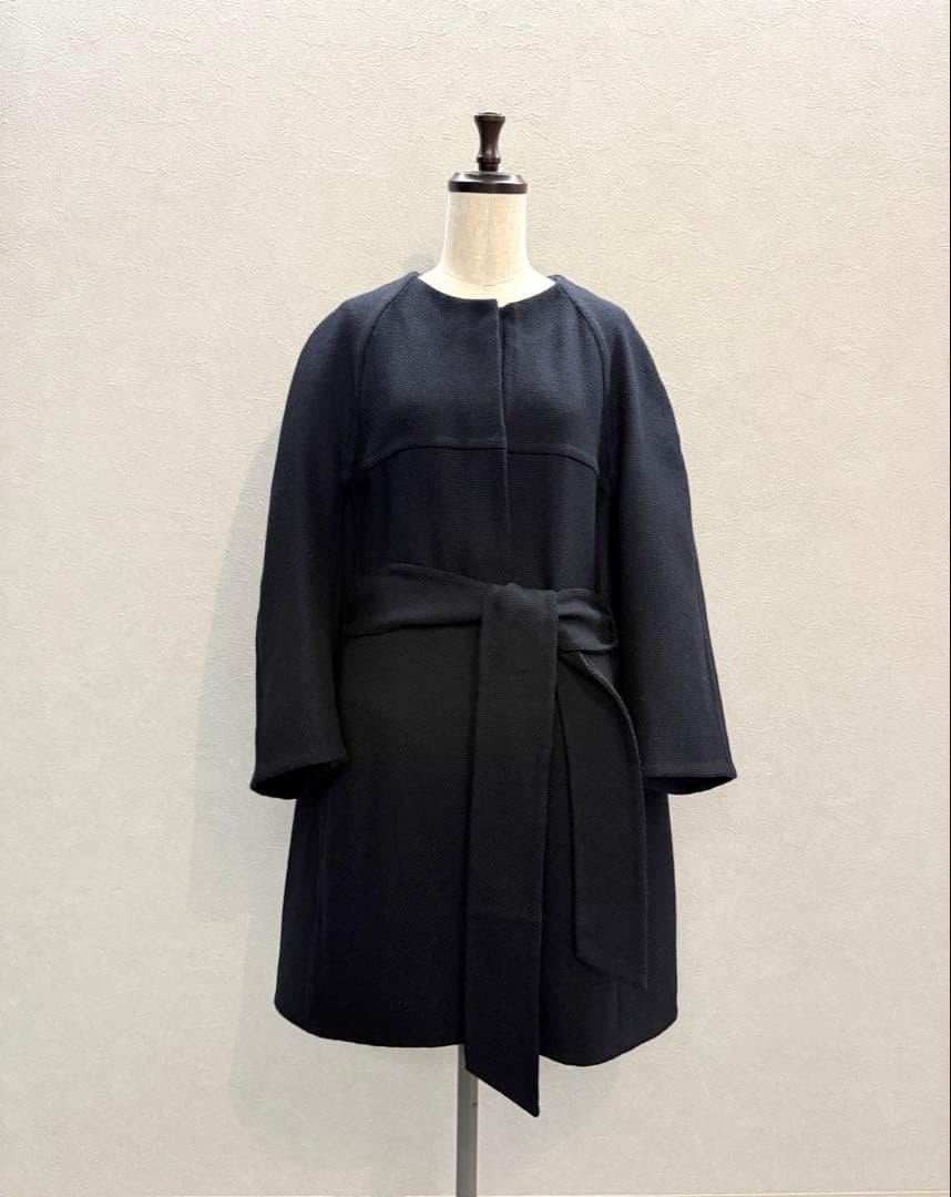 Drawer 176,000円22A/W ウールナナコケヌキノーカラーコート