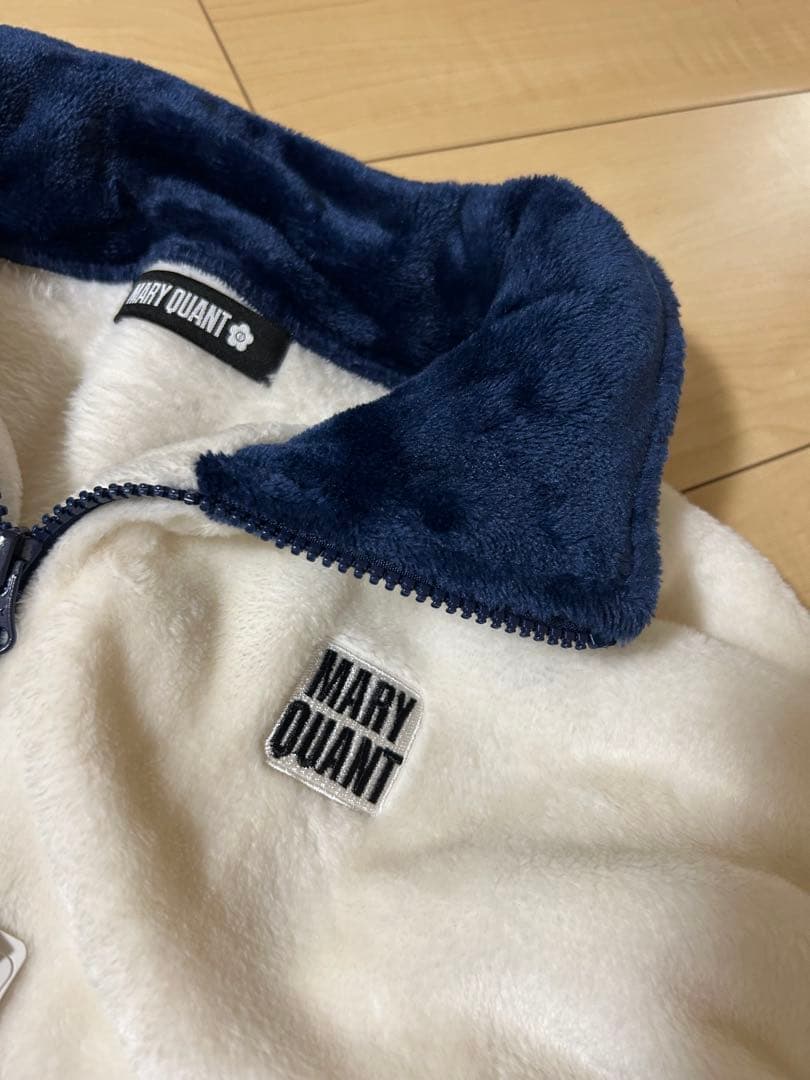 マリークワント　MARY QUANT バイカラーフリースビッグ ブルゾン