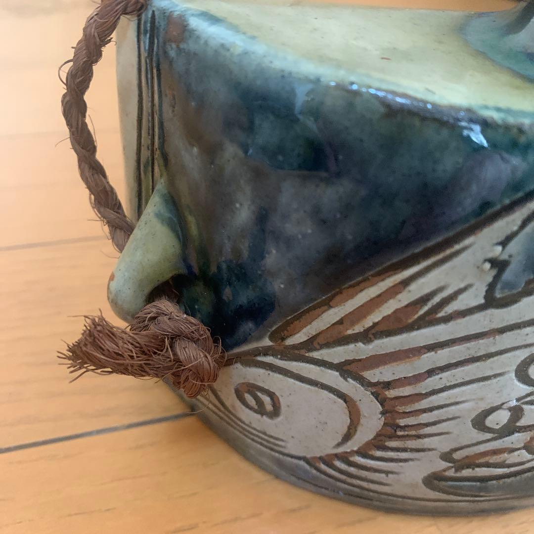 t*a様 錦城次郎 人間国宝 壺屋焼 抱瓶