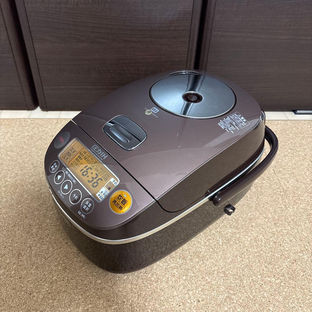 象印　炊飯器　圧力IH NP-BB10 ブラウン　羽釜