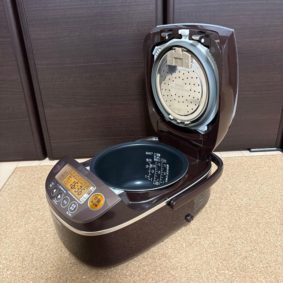 象印　炊飯器　圧力IH NP-BB10 ブラウン　羽釜