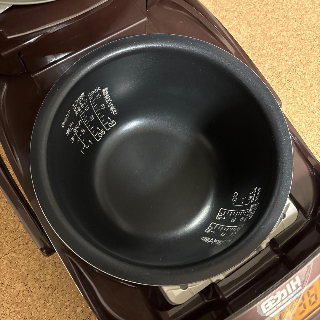 象印　炊飯器　圧力IH NP-BB10 ブラウン　羽釜