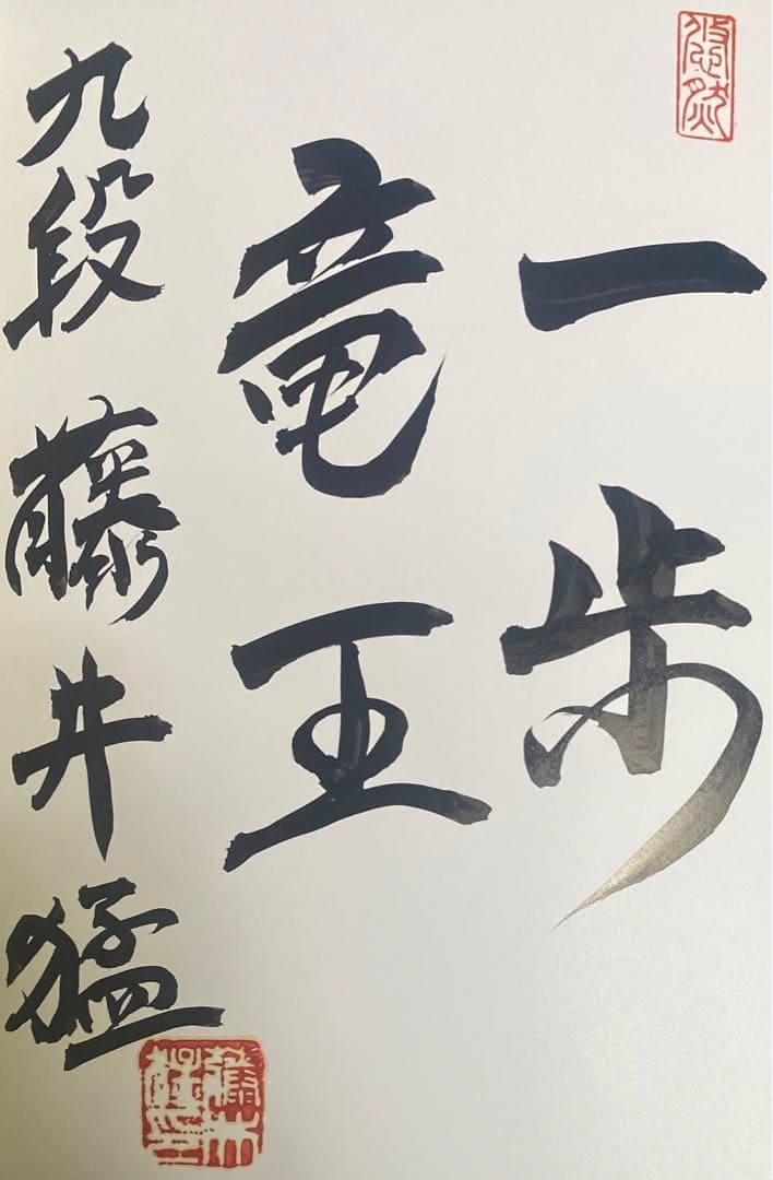 藤井猛全局集 竜王三連覇とA級の激闘 藤井猛 一歩竜王 将棋 直筆サイン本 新品