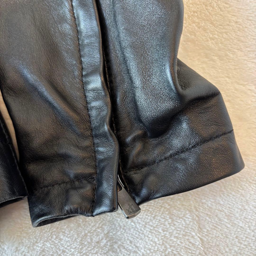 【極美品】23区 レザージャケット サイズ48 黒 羊革　ラムレザーライダース