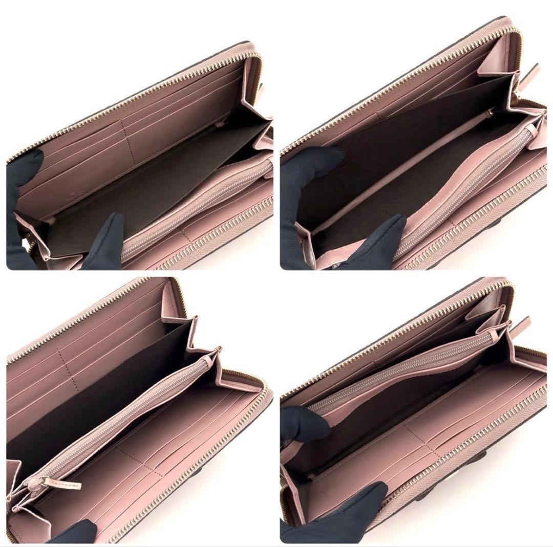 美品GUCCI ピンク レザー 長財布