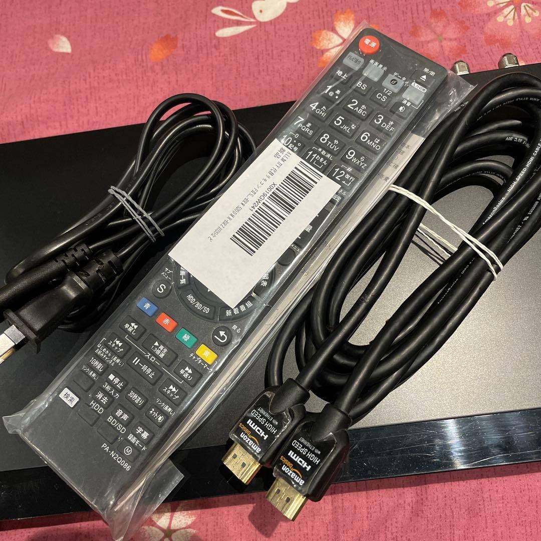 パナ DMR-BRS530 3D対応 15倍録画 500GB 新品リモ等付！