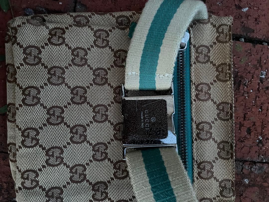 GUCCI CGキャンバス　ウエストポーチ　ボディバック