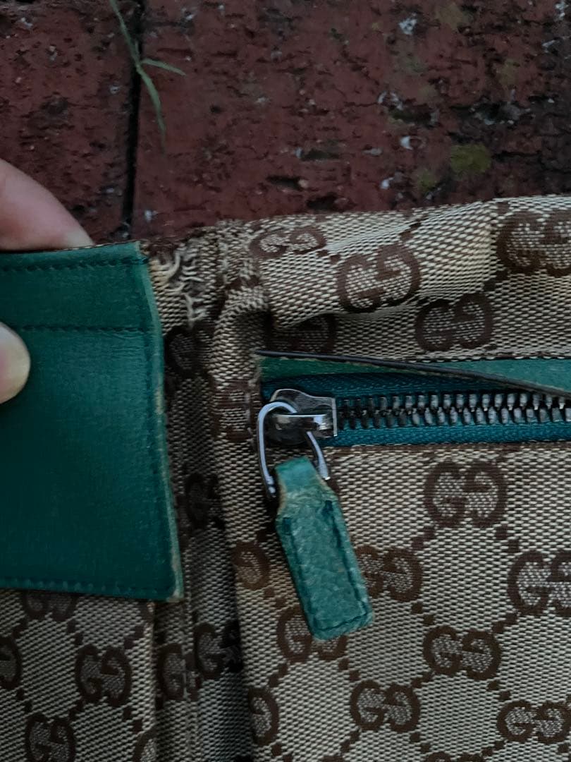 GUCCI CGキャンバス　ウエストポーチ　ボディバック