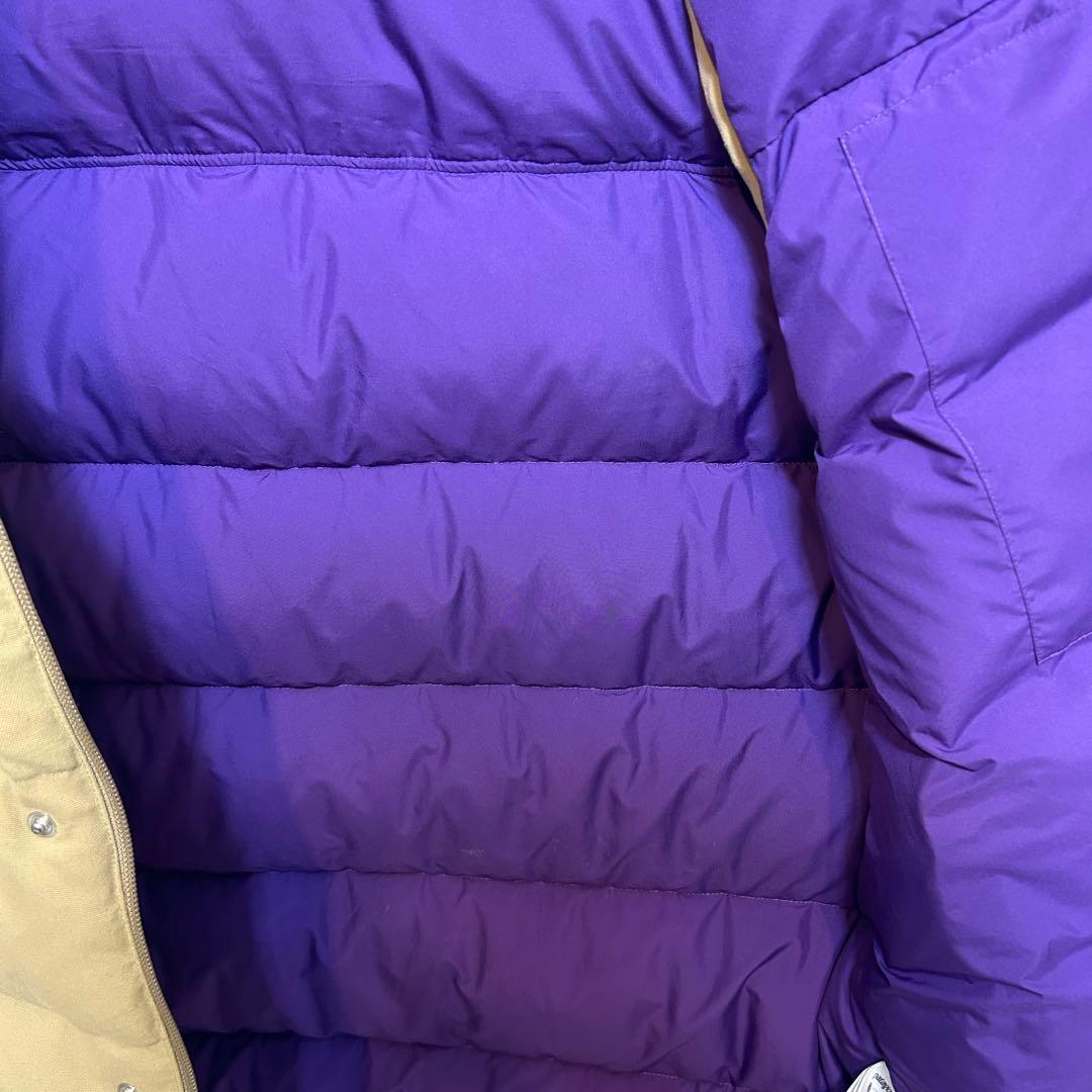 patagonia パタゴニアダウンベスト ネイビー/ベージュ size XL