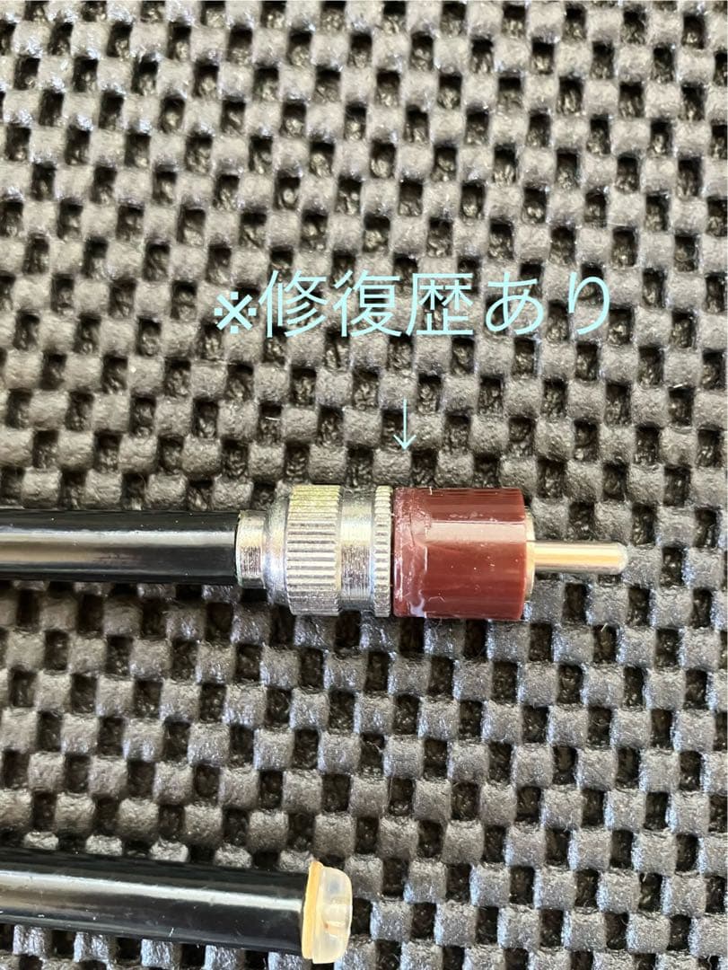 【中古美品】極細 理容アイロン シルバーアイロン 2.3mm（替ラバー付き）