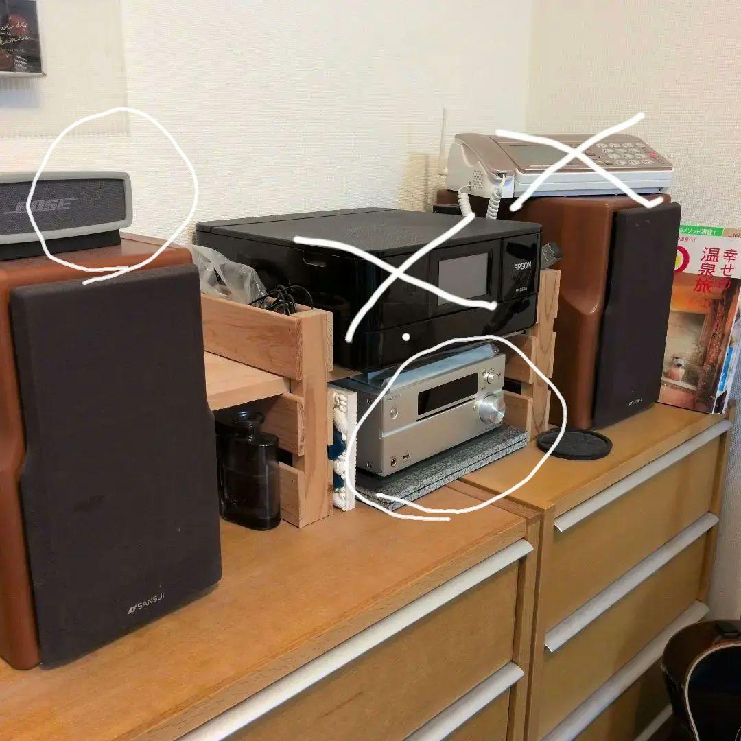 ソニーマルチオーディオプレーヤーシステム、BOSEサウンドリンク　2点