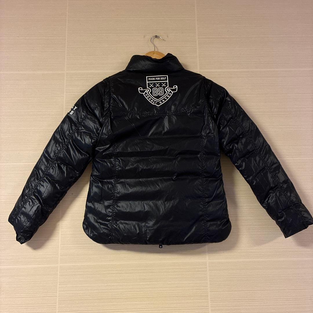 PEARLY GATES チェック柄 ダウンジャケット　リバーシブル　サイズ0