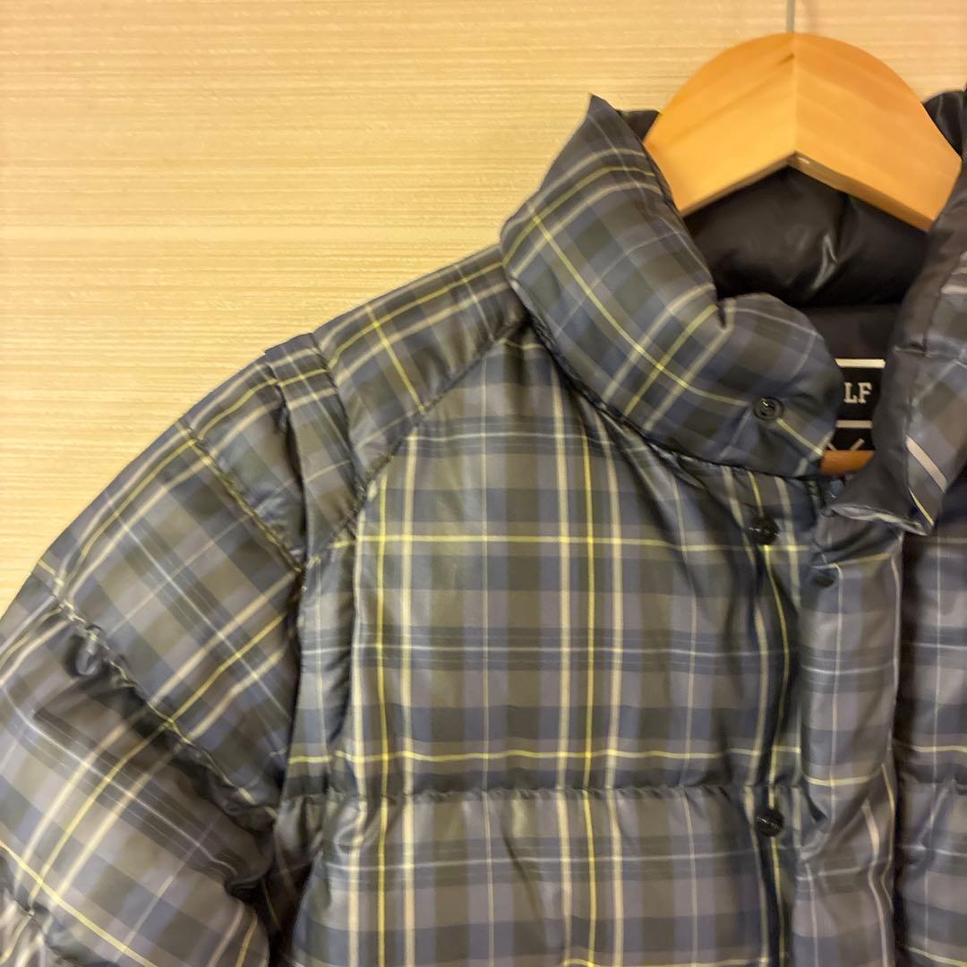 PEARLY GATES チェック柄 ダウンジャケット　リバーシブル　サイズ0