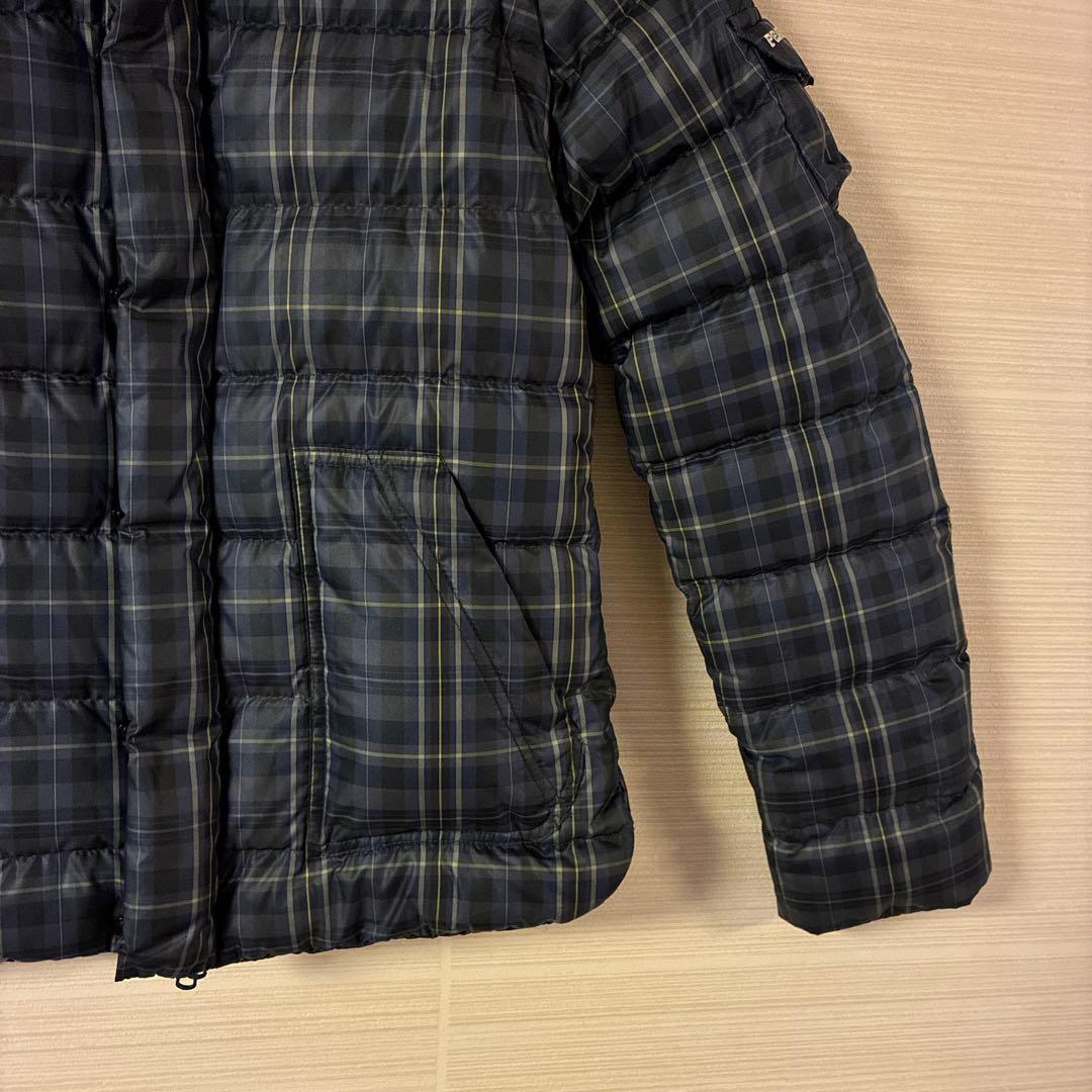 PEARLY GATES チェック柄 ダウンジャケット　リバーシブル　サイズ0