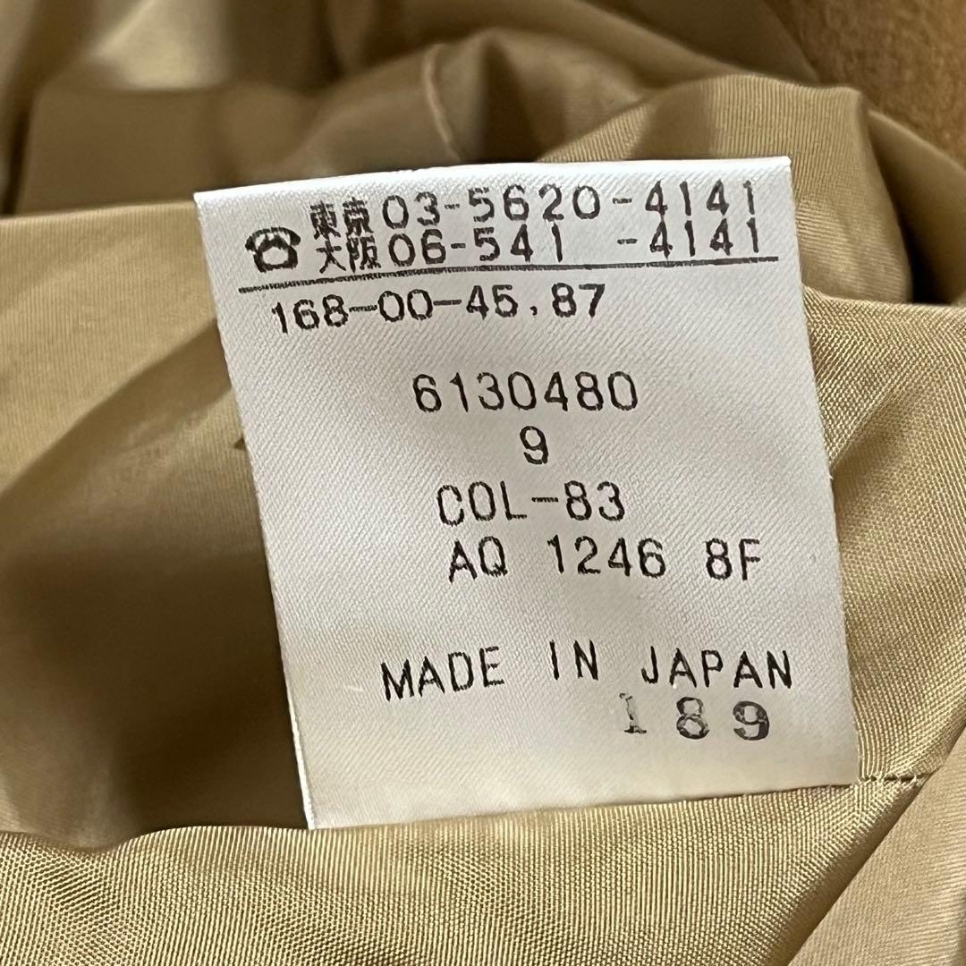 【カシミヤ100%】アクアスキュータム　ダブルテーラードジャケット　金ボタン　M