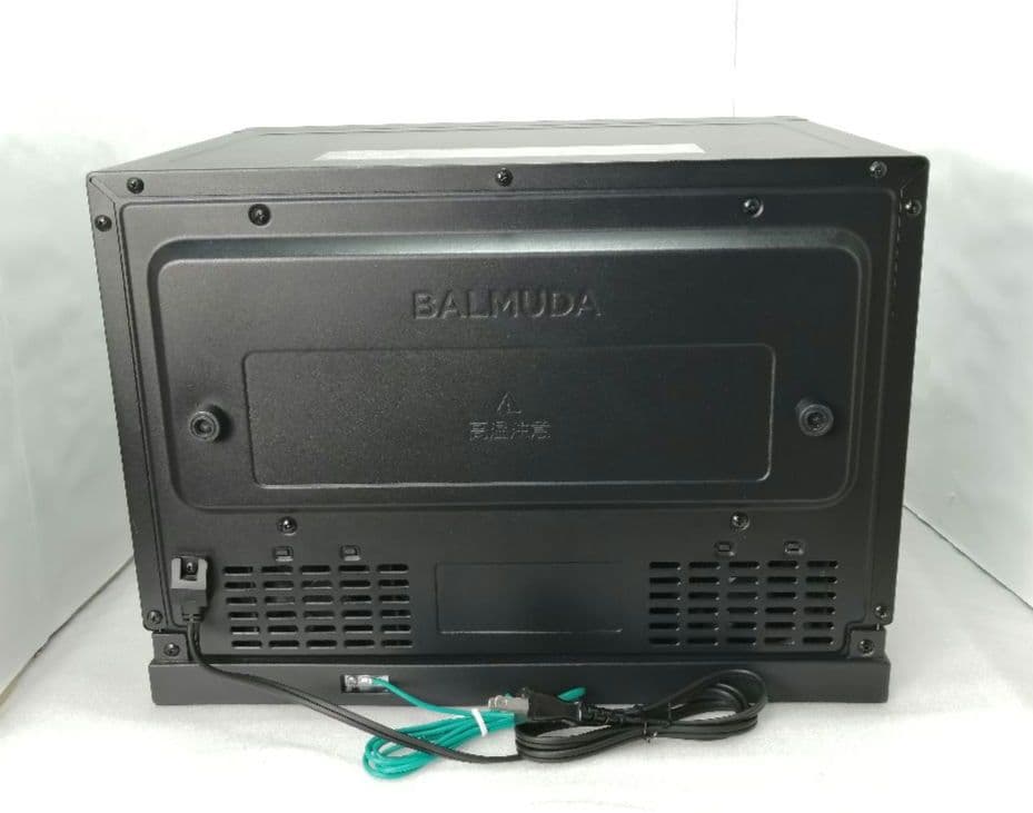 06 22年製 バルミューダデザイン　オーブンレンジ　ブラック