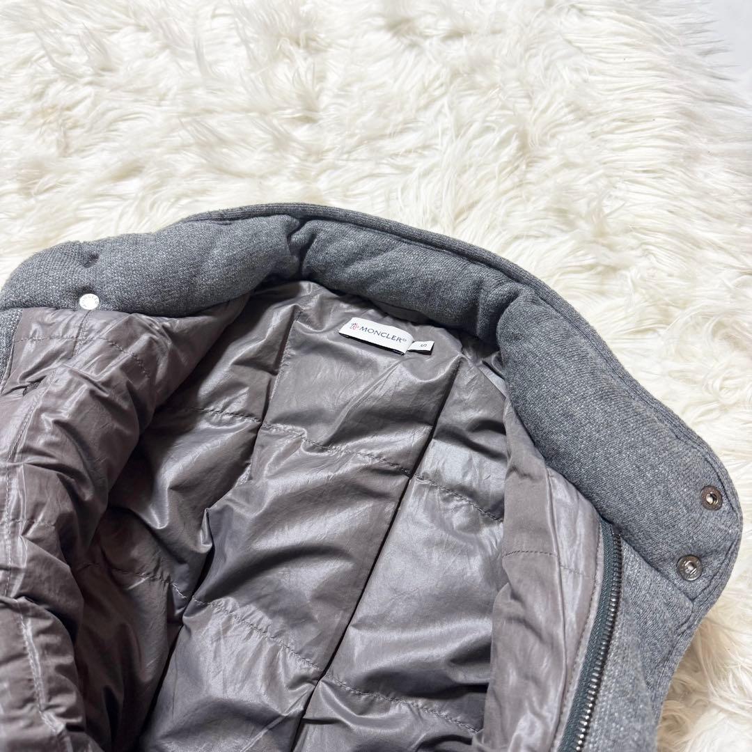美品 モンクレール マグリア ダウンベスト S グレー Moncler