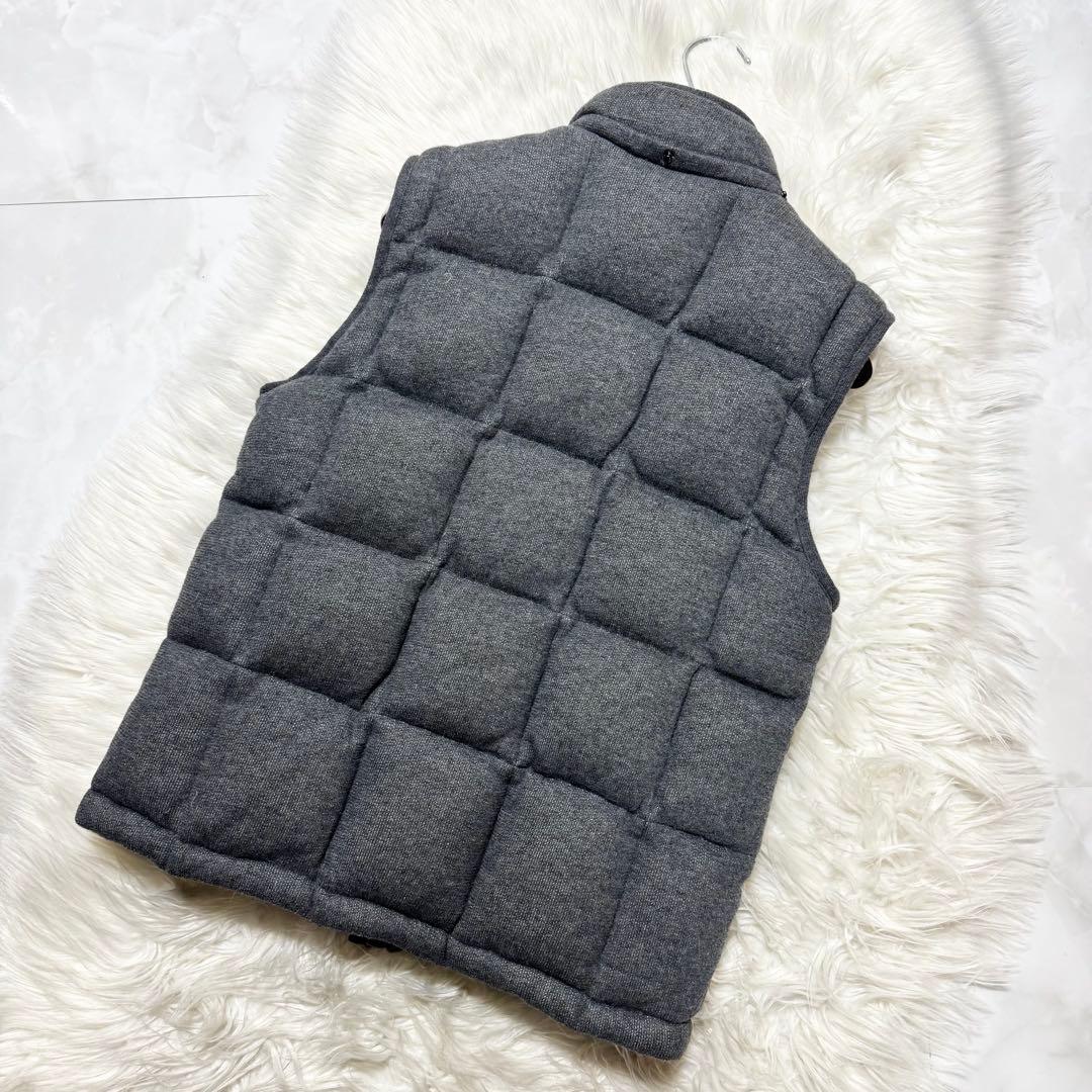 美品 モンクレール マグリア ダウンベスト S グレー Moncler