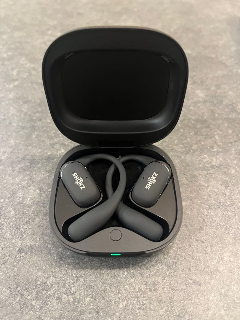 【2回のみ使用】SHOKZ OPENFIT2 ブラック