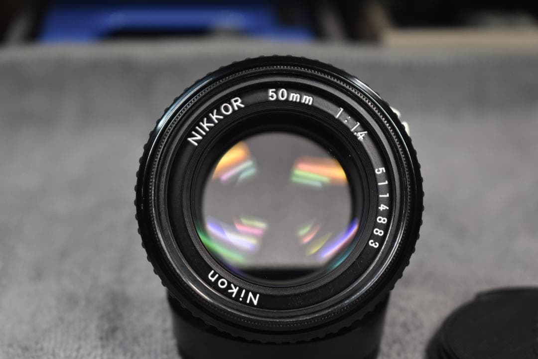 【極上】Nikkor Ai-s 50mm f/1.4 単焦点レンズ フィルター付