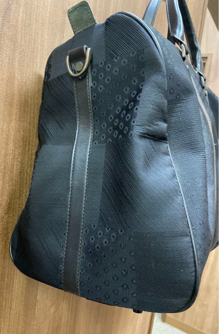 KENZO ケンゾー ボストンバッグ ブラック レザー