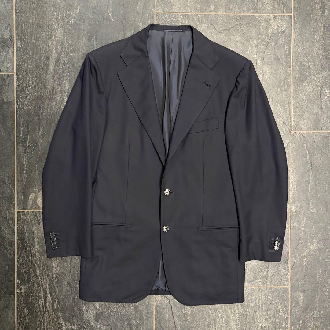 Kiton キートン　本切羽　段返り3つボタン　テーラードジャケット　46