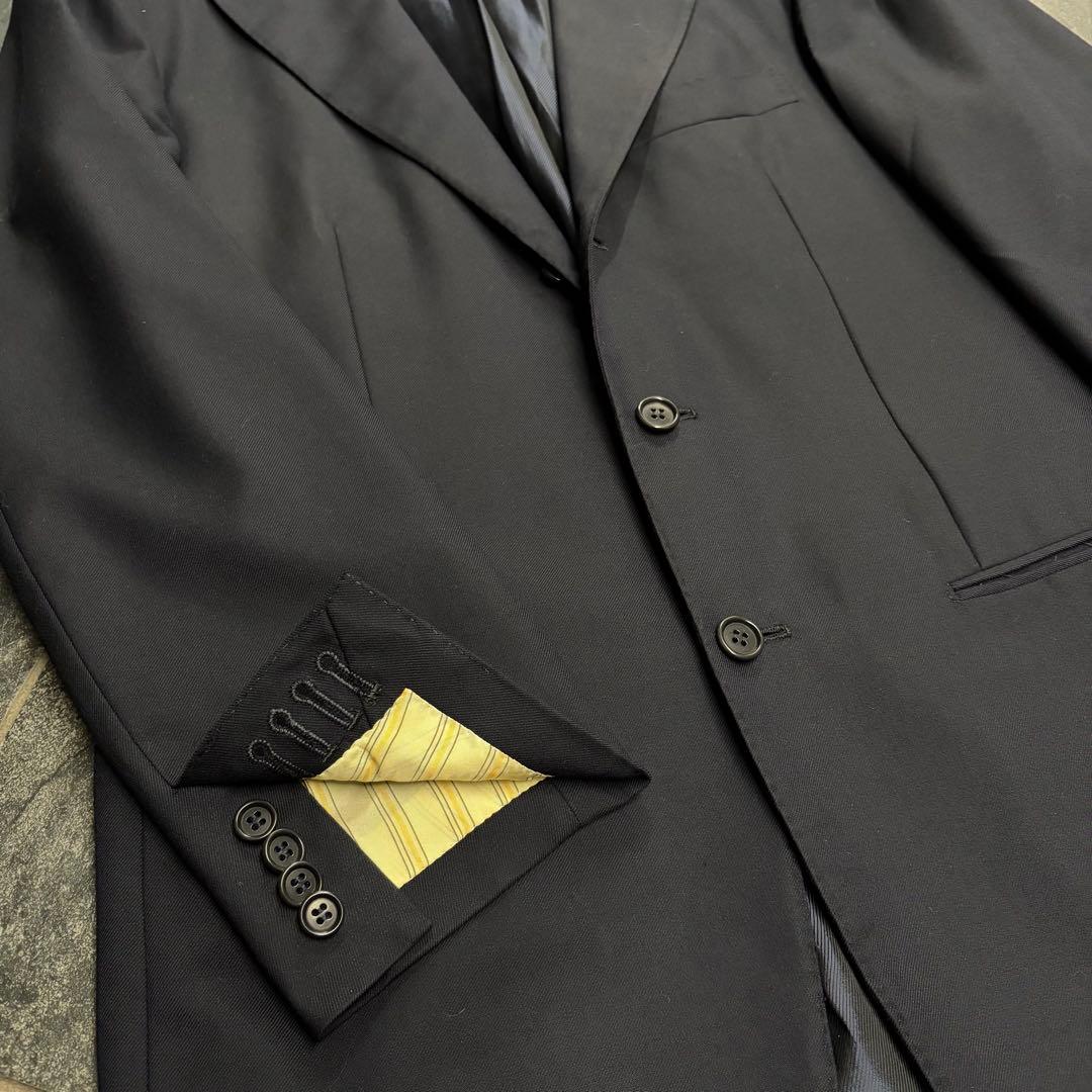 Kiton キートン　本切羽　段返り3つボタン　テーラードジャケット　46