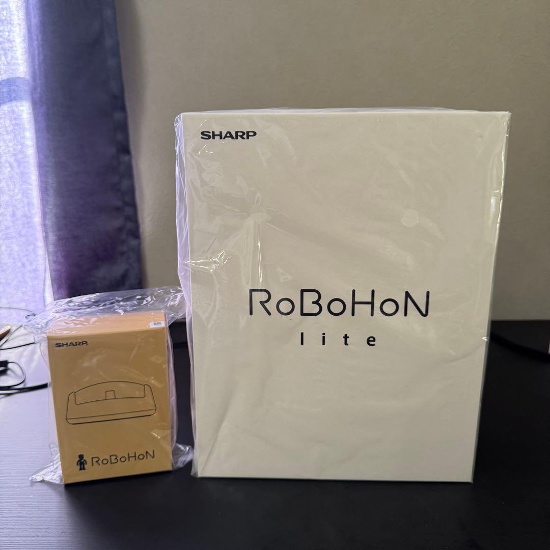 【新品未使用】SHARP ロボホンlite SR-05M-Y 黄 卓上ホルダー付