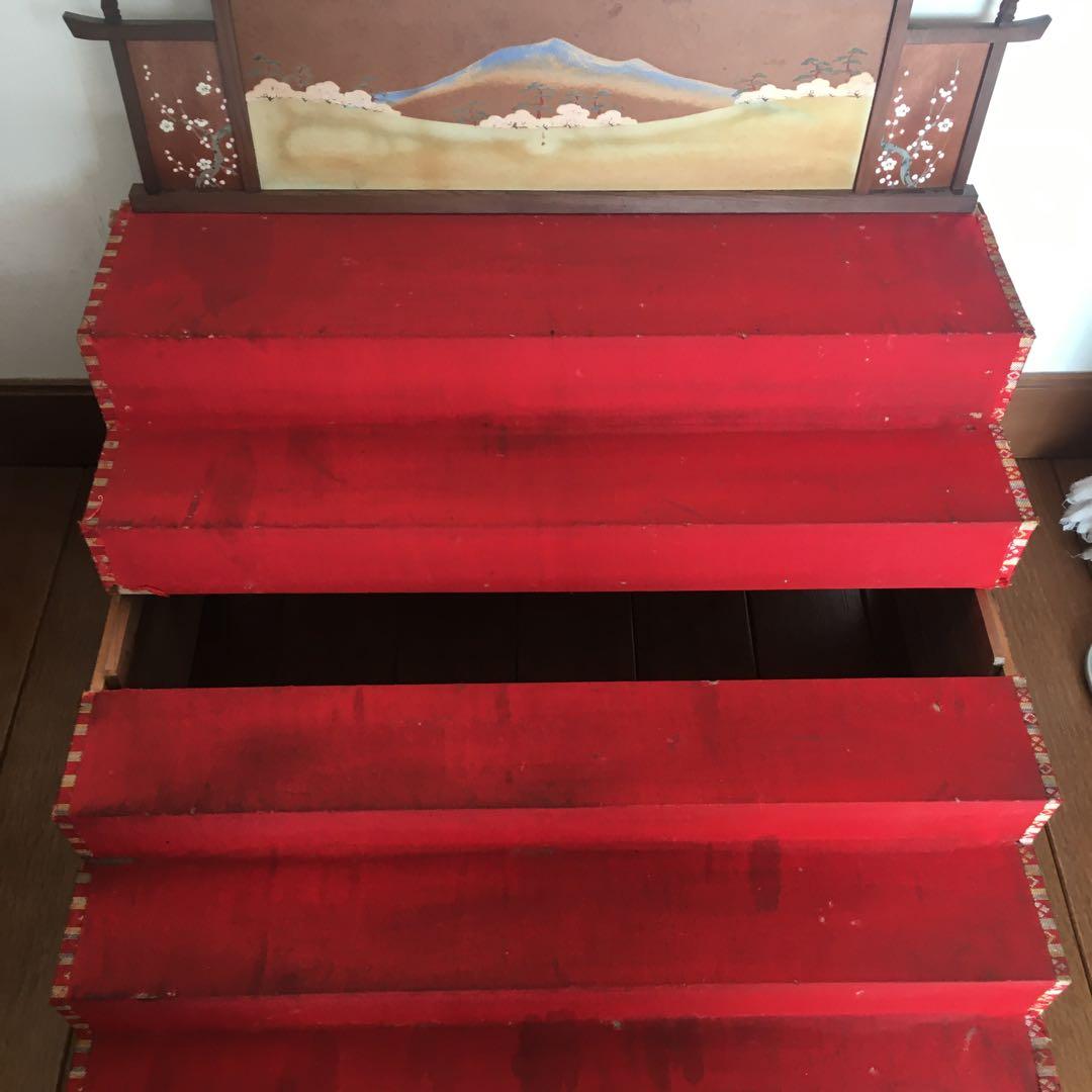 ブルートパーズ様 リクエス 吉野雛五段飾り　蒔絵雛道具