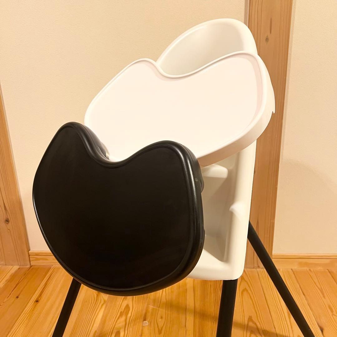 【廃盤品】BABYBJÖRN ハイチェア ホワイト ベビーチェア 折りたたみ