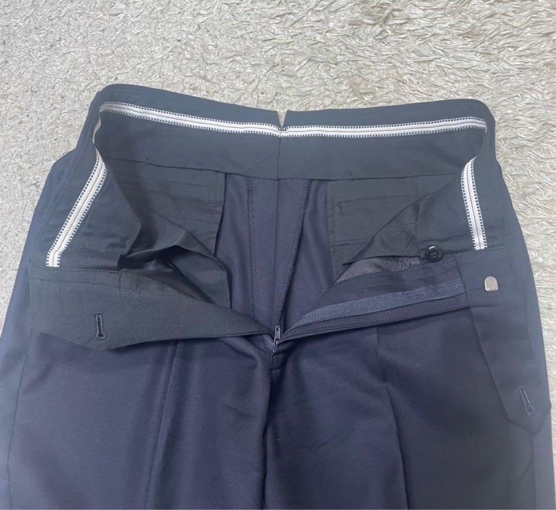 【美品】CANONICO オーダースーツ　セットアップ　ダブル　背抜き