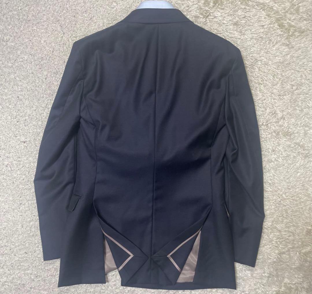 【美品】CANONICO オーダースーツ　セットアップ　ダブル　背抜き