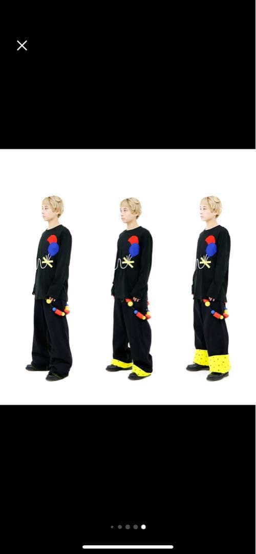 パンツ isecai HIDE&SEEK Black Denim